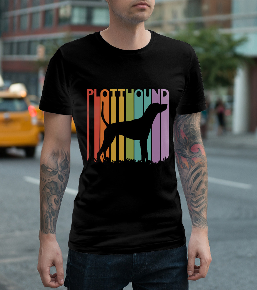 Plott Hound Rainbow T-Shirt