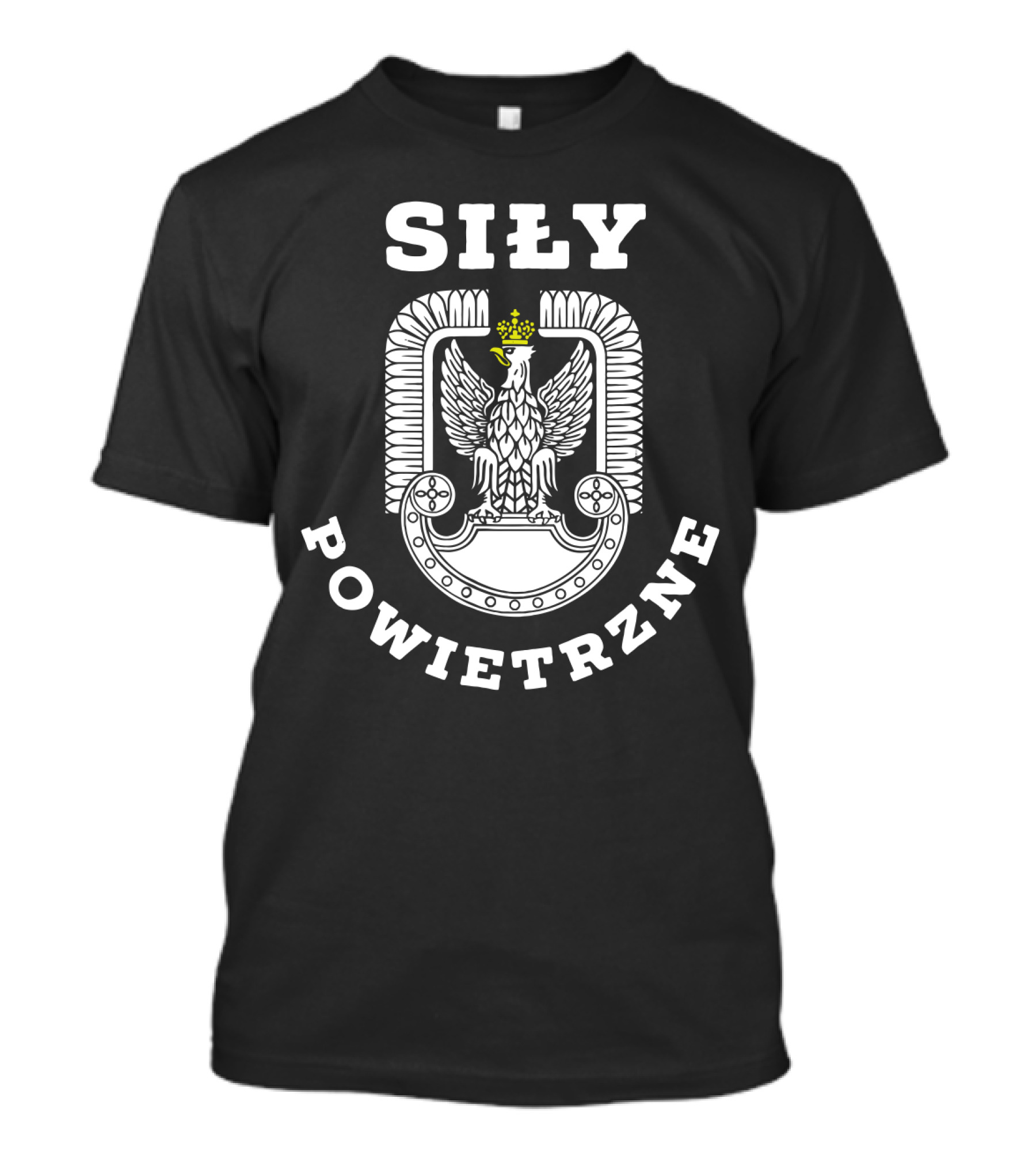 Siły Powietrzne Polish Eagle Walczaca Falcon Hussar Polskie T-Shirt