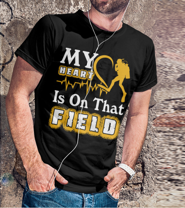 MY Heart Is On That FIELD Scuba Diving T-Shirt