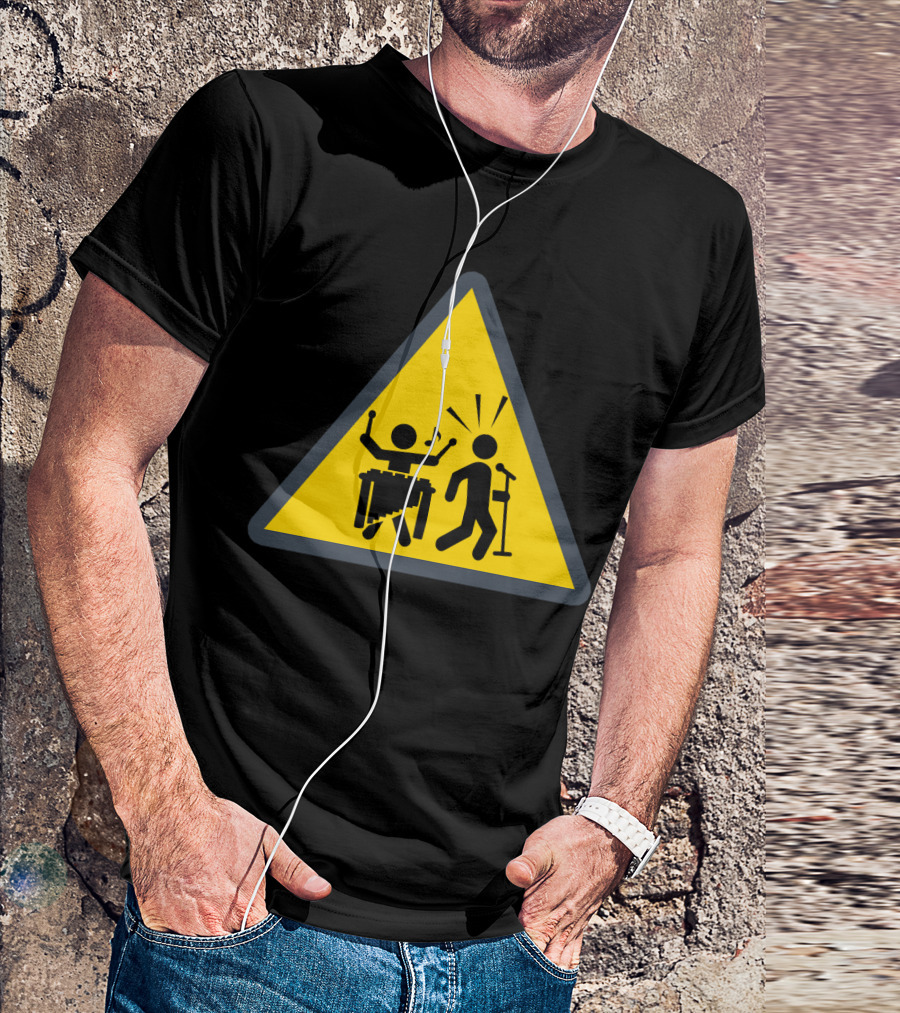 Warning Marimba Music And Singing Comedy T-Shirt
