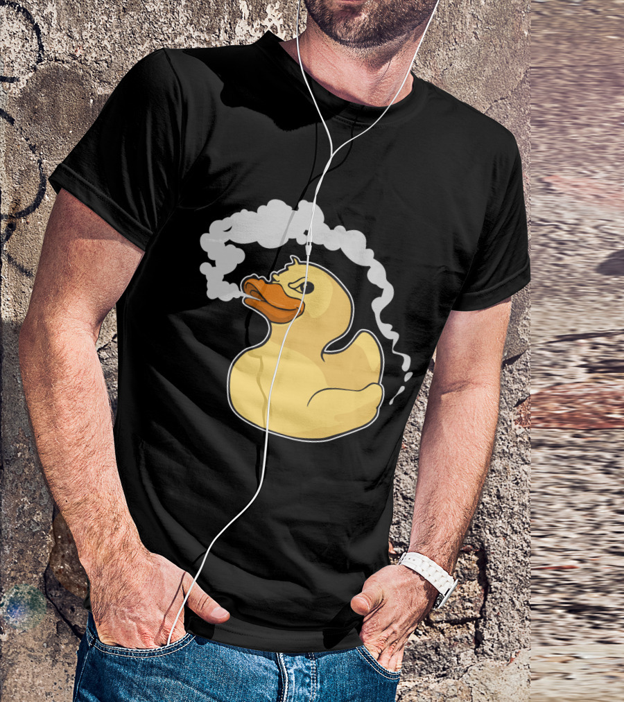 Fire Breathing Rubber Ducky With Smoke T-Shirt