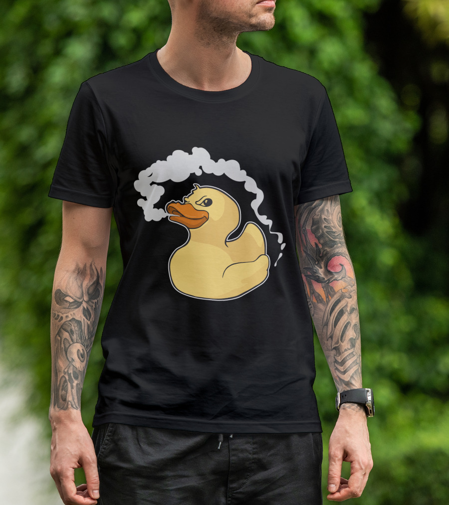 Fire Breathing Rubber Ducky With Smoke T-Shirt