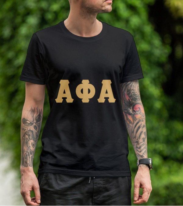 Alpha Phi Alpha Greek Letters Fraternity Clothing T-Shirt
