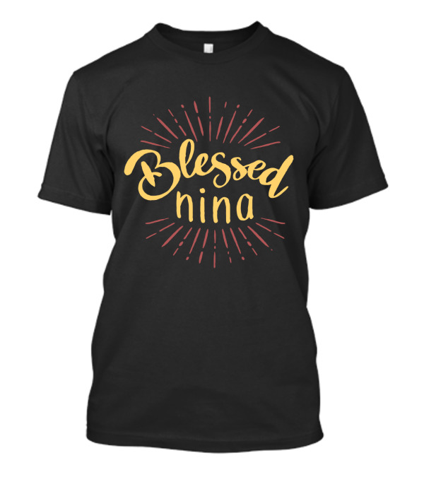Blessed Nina Burst With Radiant Lines T-Shirt