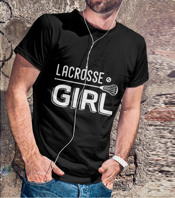 Lacrosse Girl Cute Lacrosse Player Sport T-Shirt