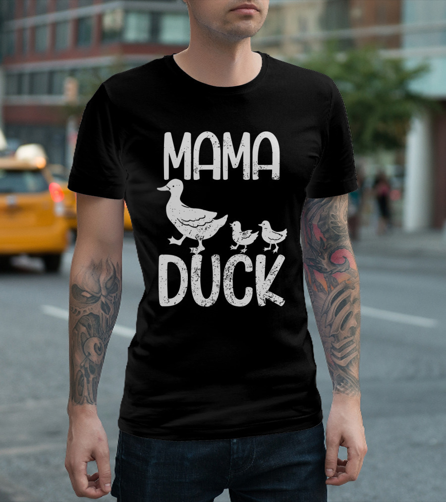 Mama Duck with Kids Mothersday T-Shirt