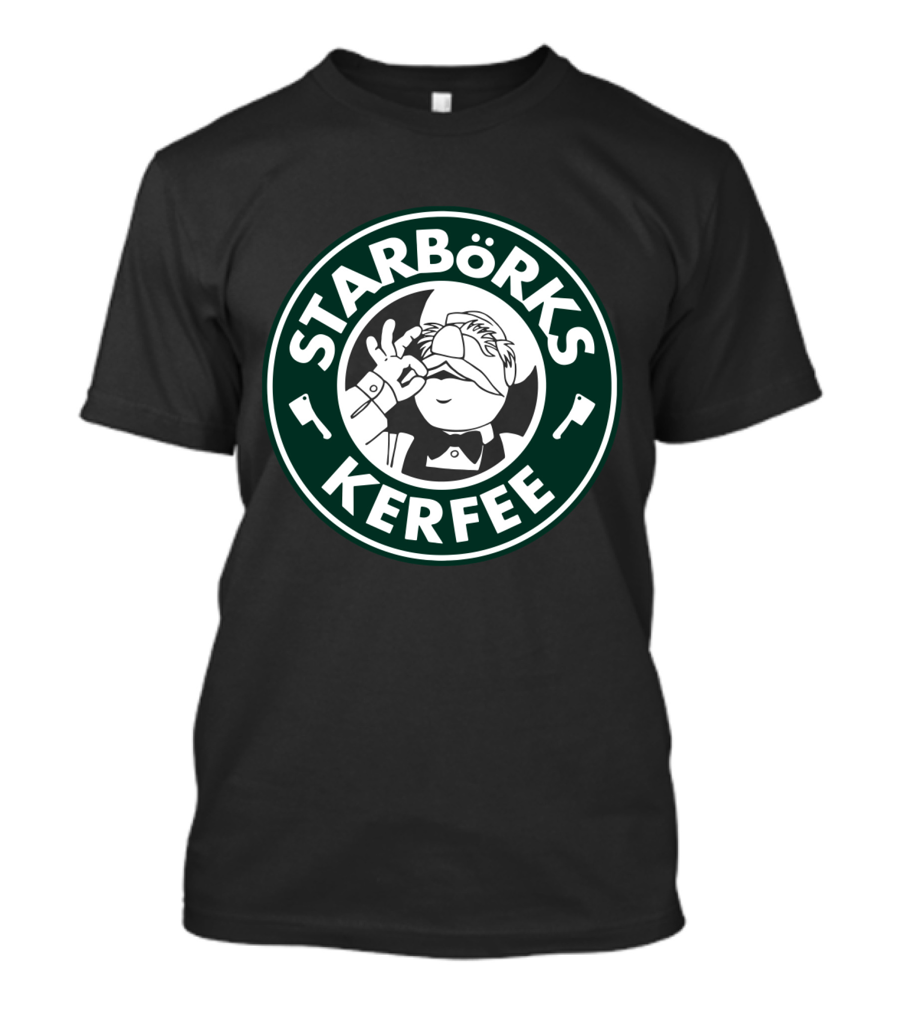 SWEDISH CHEF STARBORKS KERFEE STARBUCKS MUPPETS T-Shirt