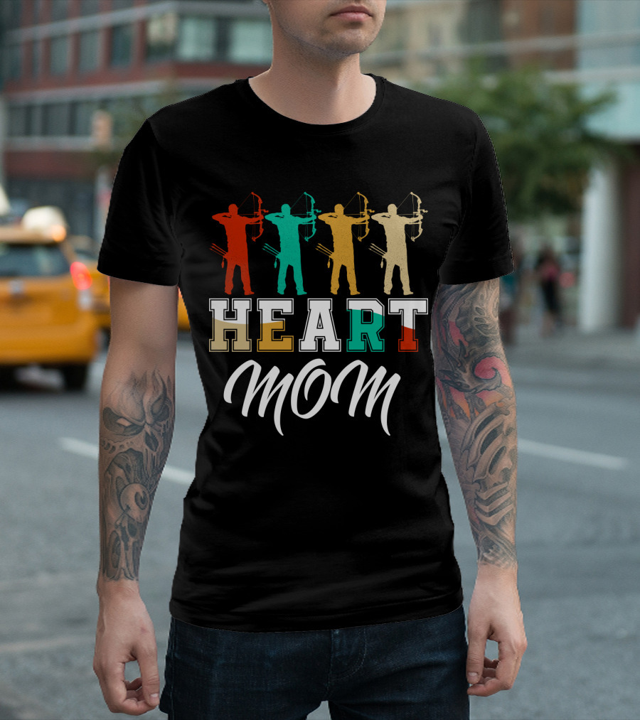 Heart Mom Archery T-Shirt
