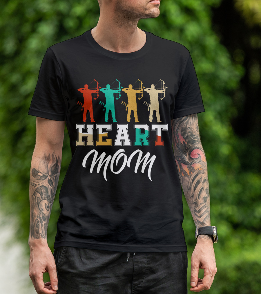 Heart Mom Archery T-Shirt