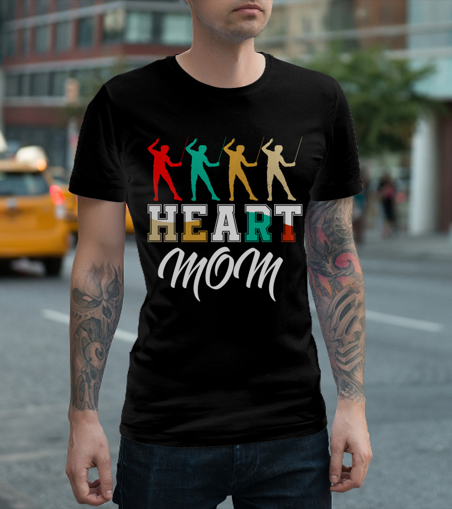 HEART MOM Fencing T-Shirt