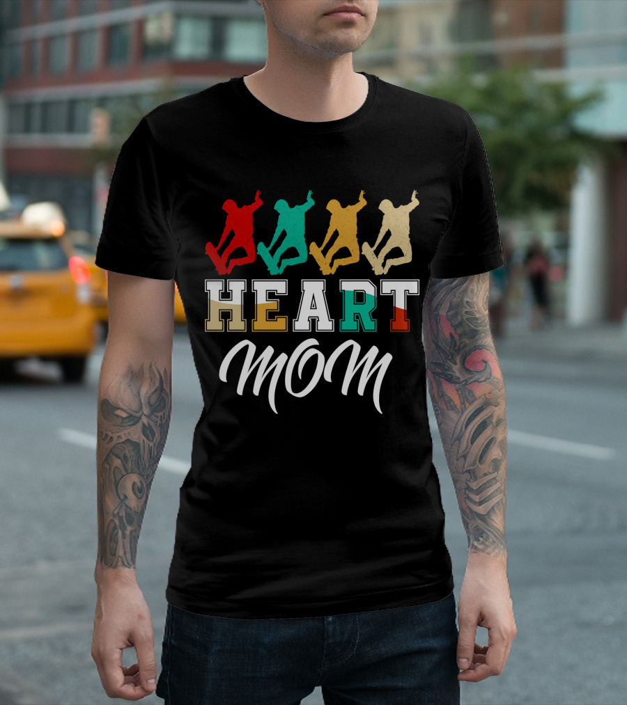 HEART MOM Skateboarding T-Shirt