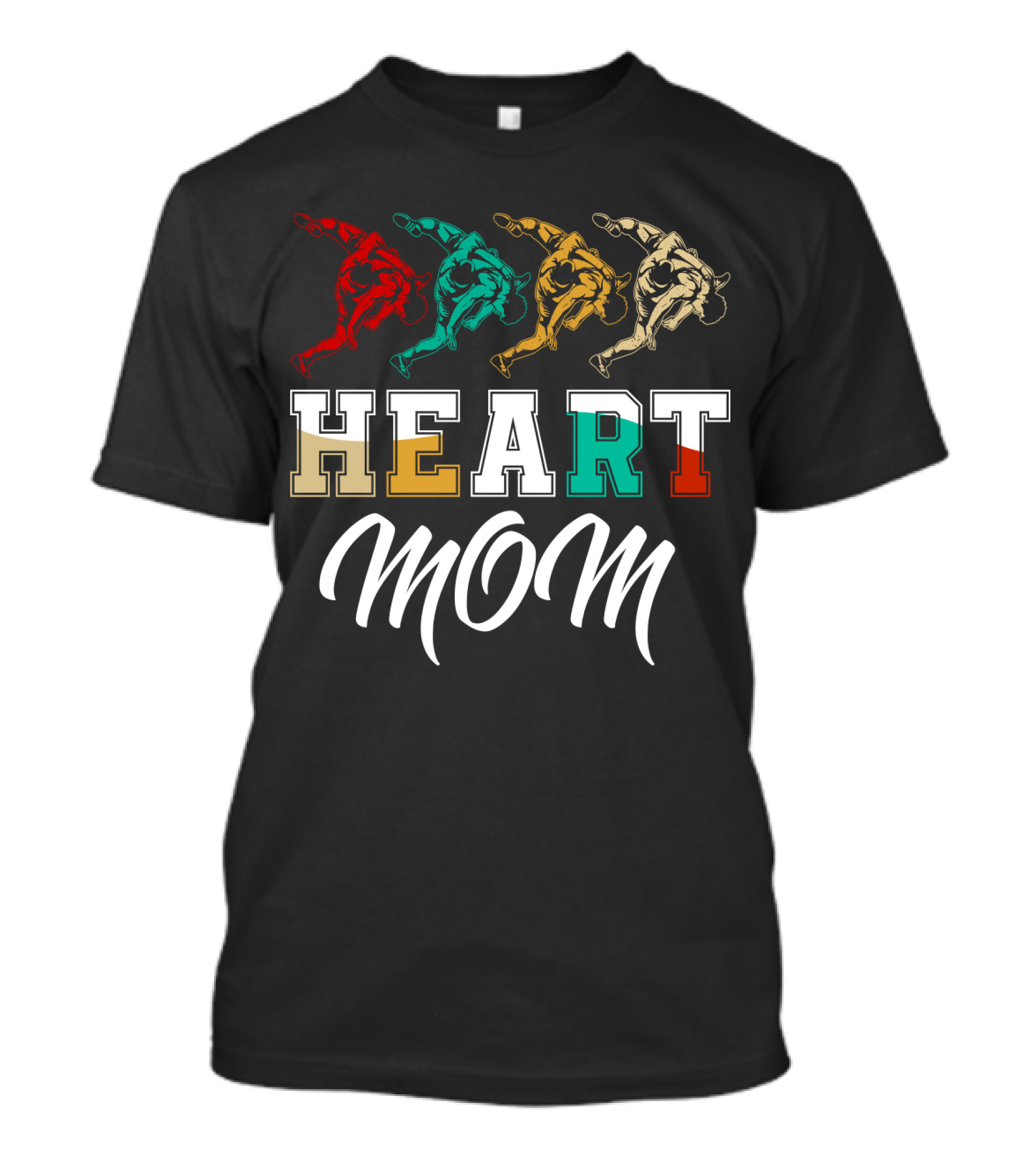 Heart Mom Wrestlers T-Shirt