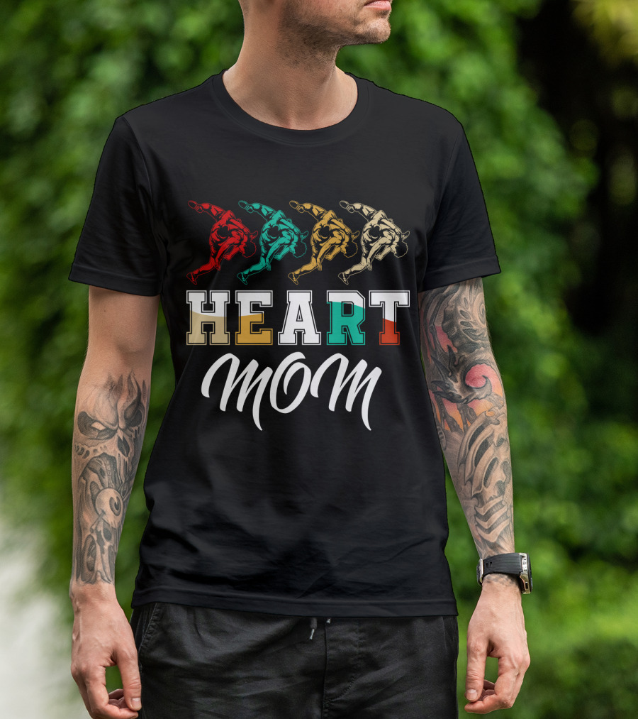 Heart Mom Wrestlers T-Shirt