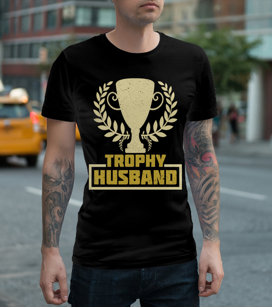 Trophy Husband Laurel Cup Highlight T-Shirt