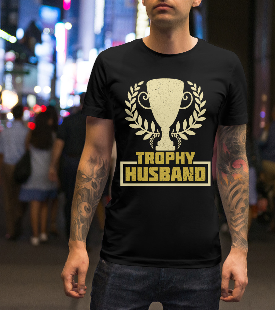 Trophy Husband Laurel Cup Highlight T-Shirt