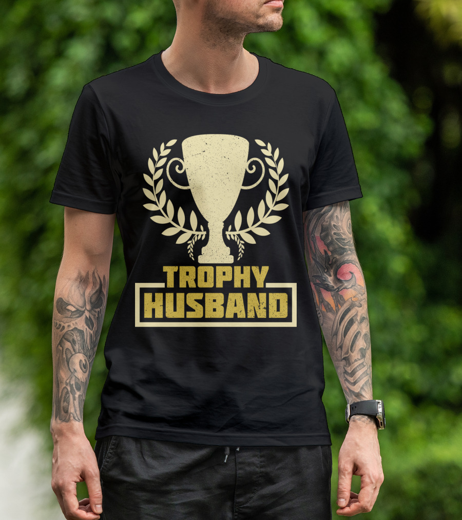 Trophy Husband Laurel Cup Highlight T-Shirt