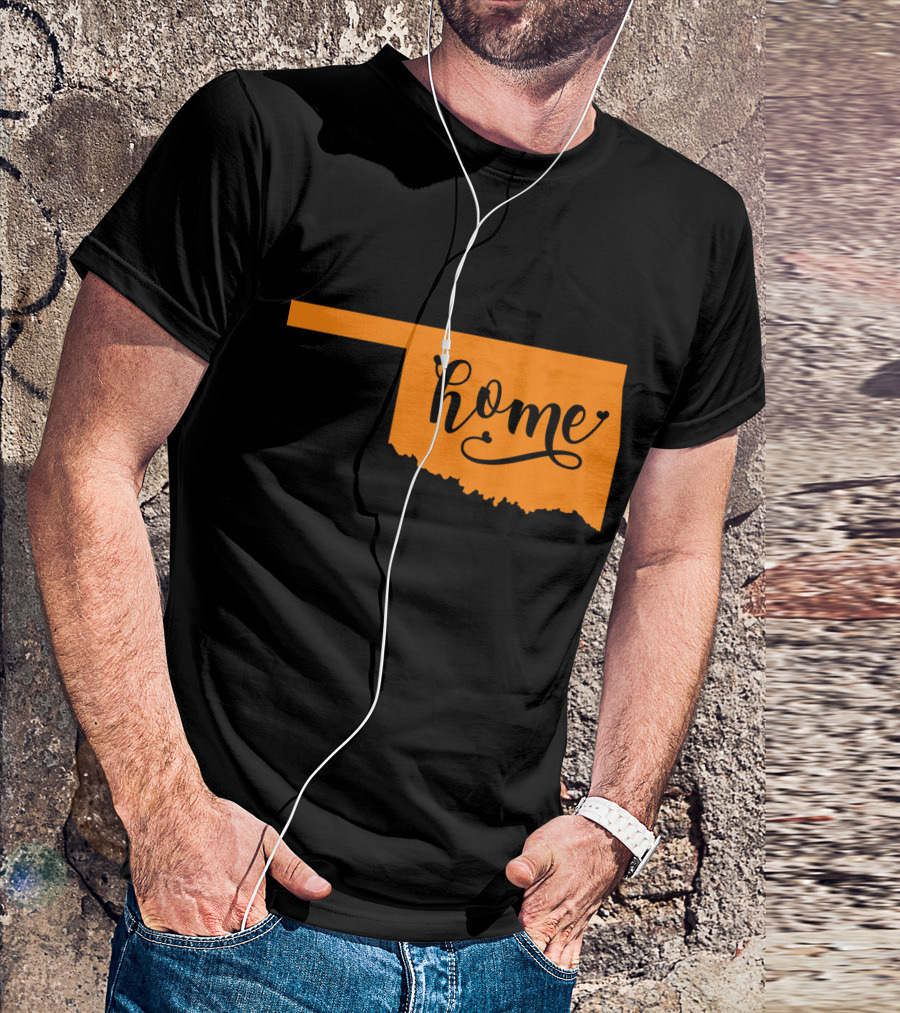 Oklahoma Home Map T-Shirt