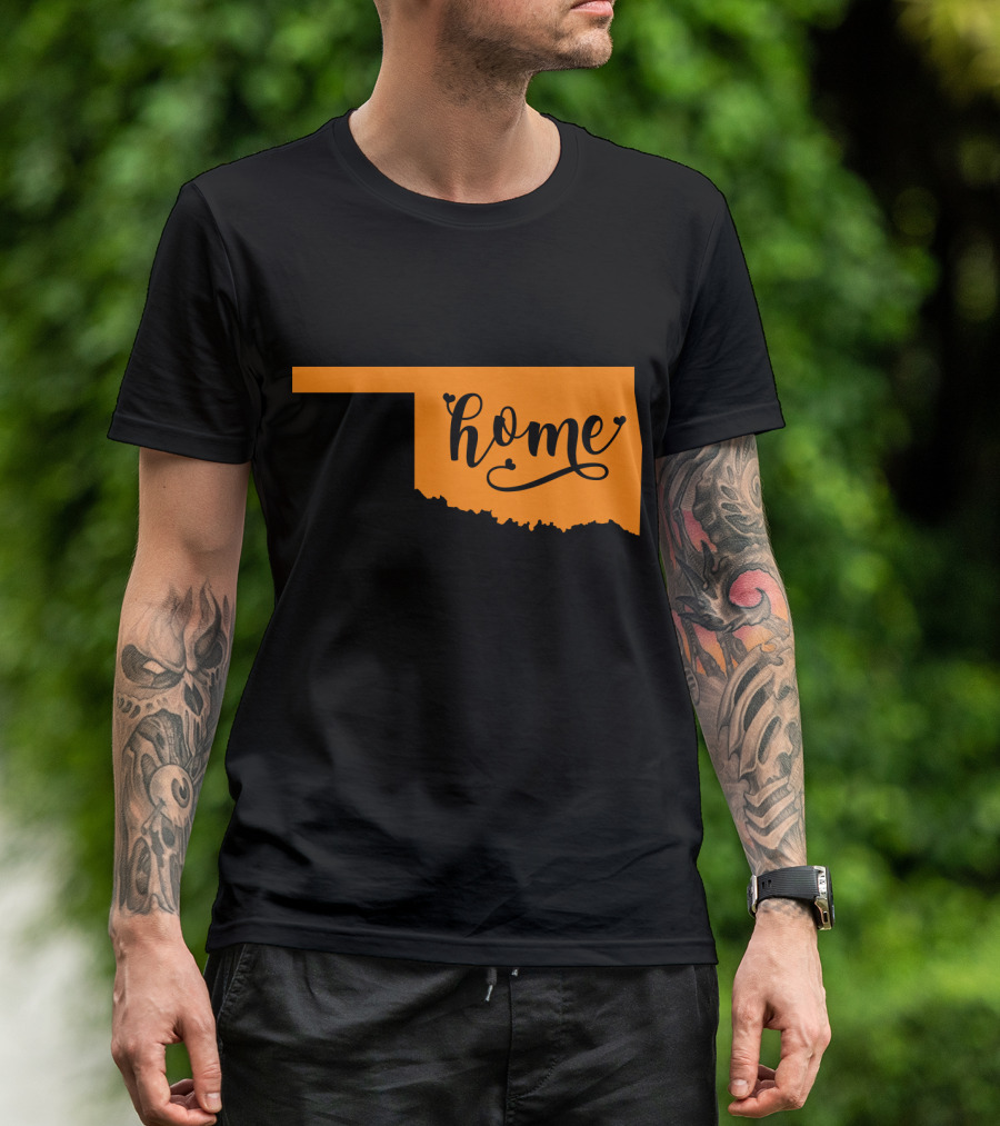 Oklahoma Home Map T-Shirt