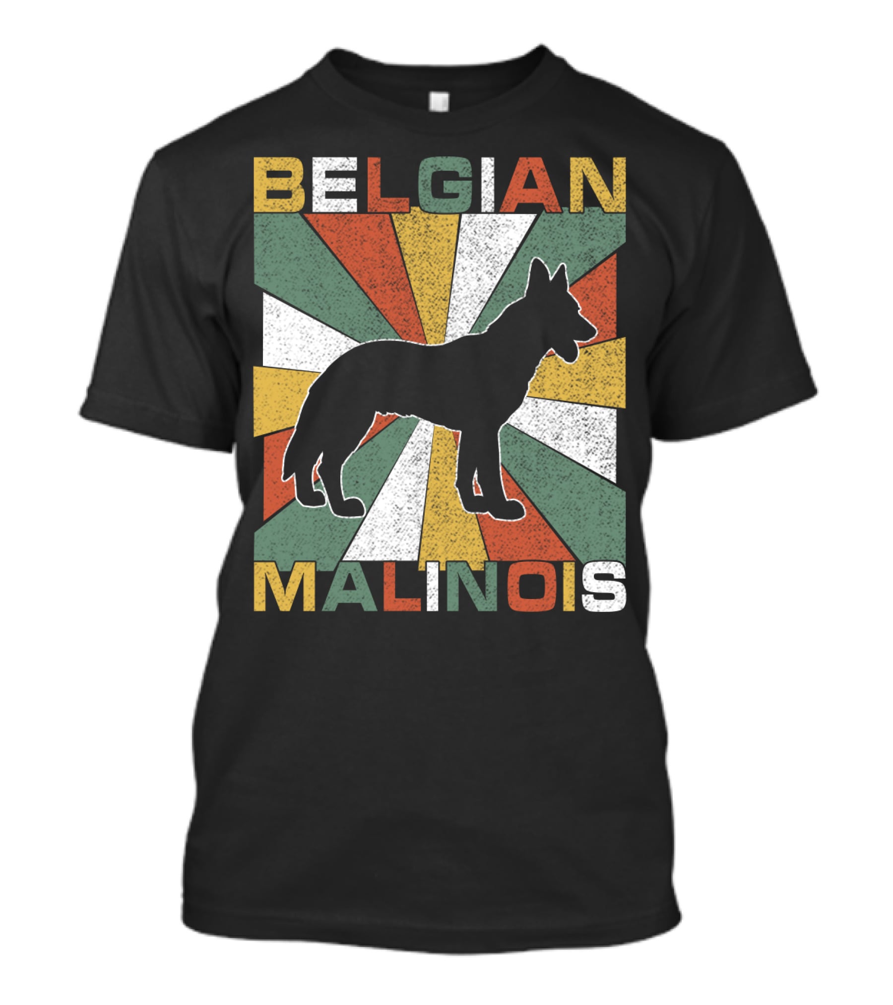 Belgian Malinois Retro 70s Vintage Dog T-Shirt