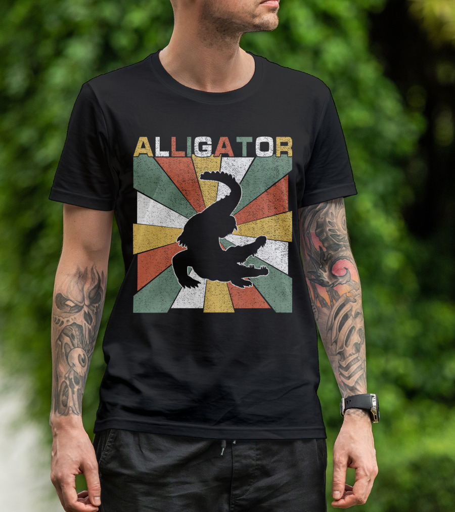 Alligator Retro 70s Vintage T-Shirt