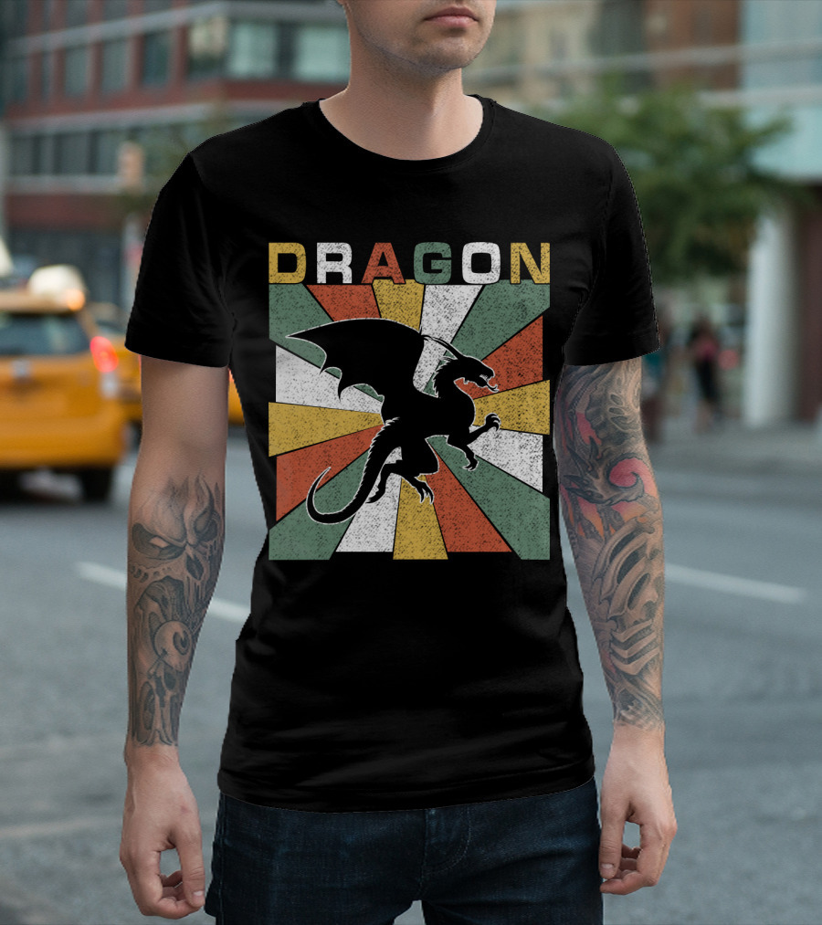 Dragon Vintage 70s Rainbow Burst T-Shirt