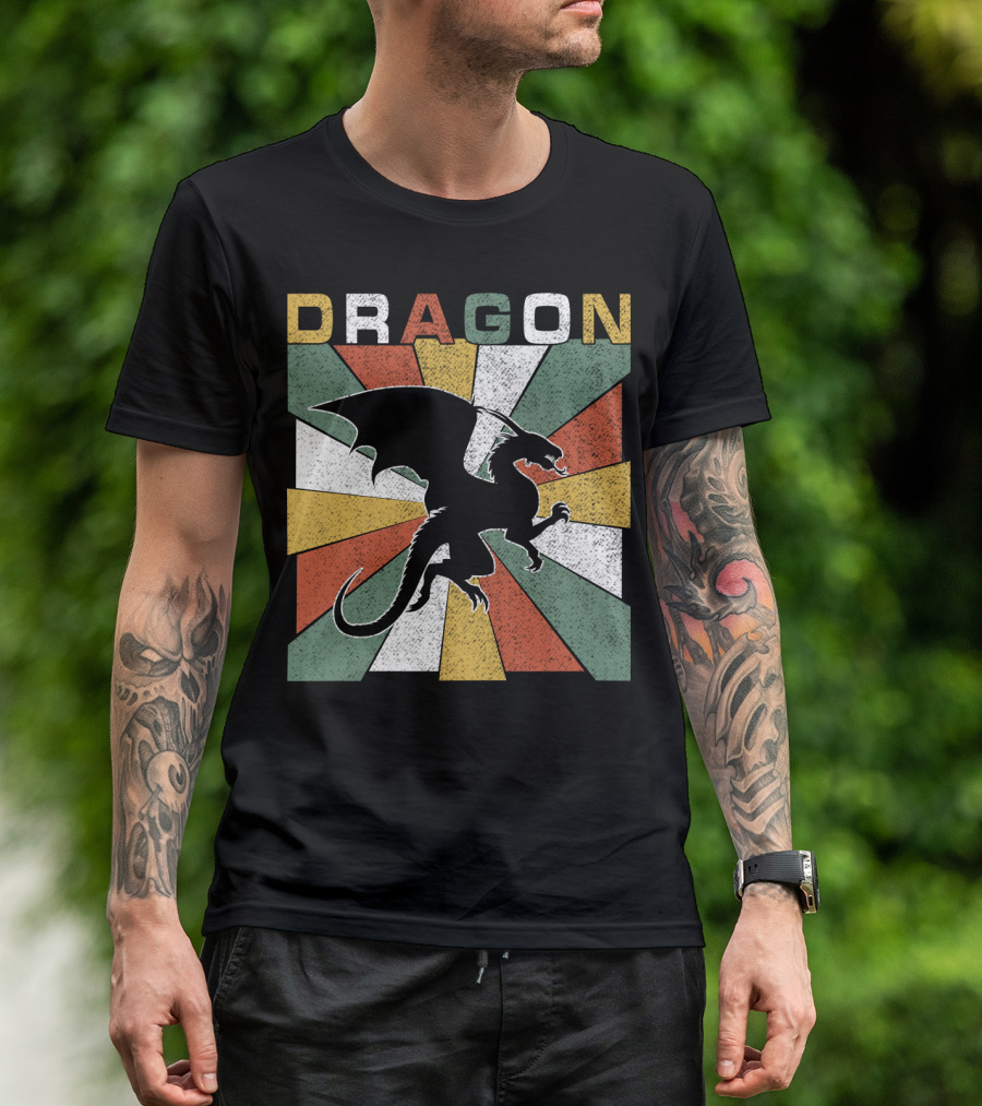 Dragon Vintage 70s Rainbow Burst T-Shirt