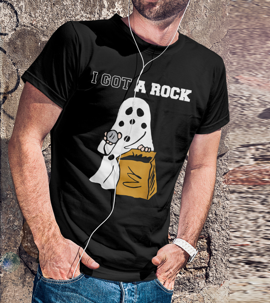 I Got A Rock Ghost Costume Halloween Peanuts Charlie Brown T-Shirt