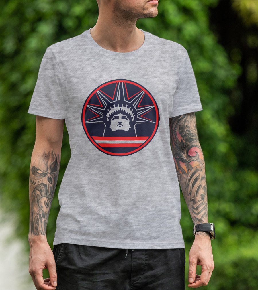 Mau Xam Statue Of Liberty Emblem T-Shirt