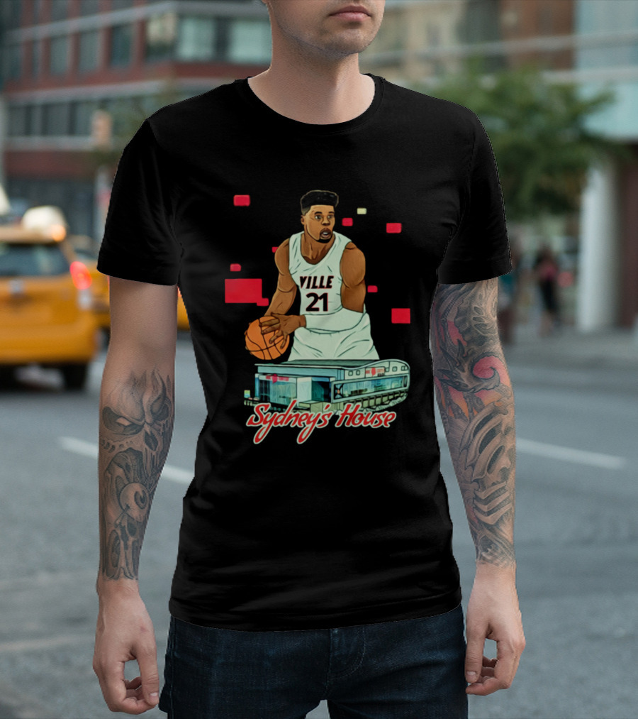 Sydney's House Ville 21 Basketball Player T-Shirt