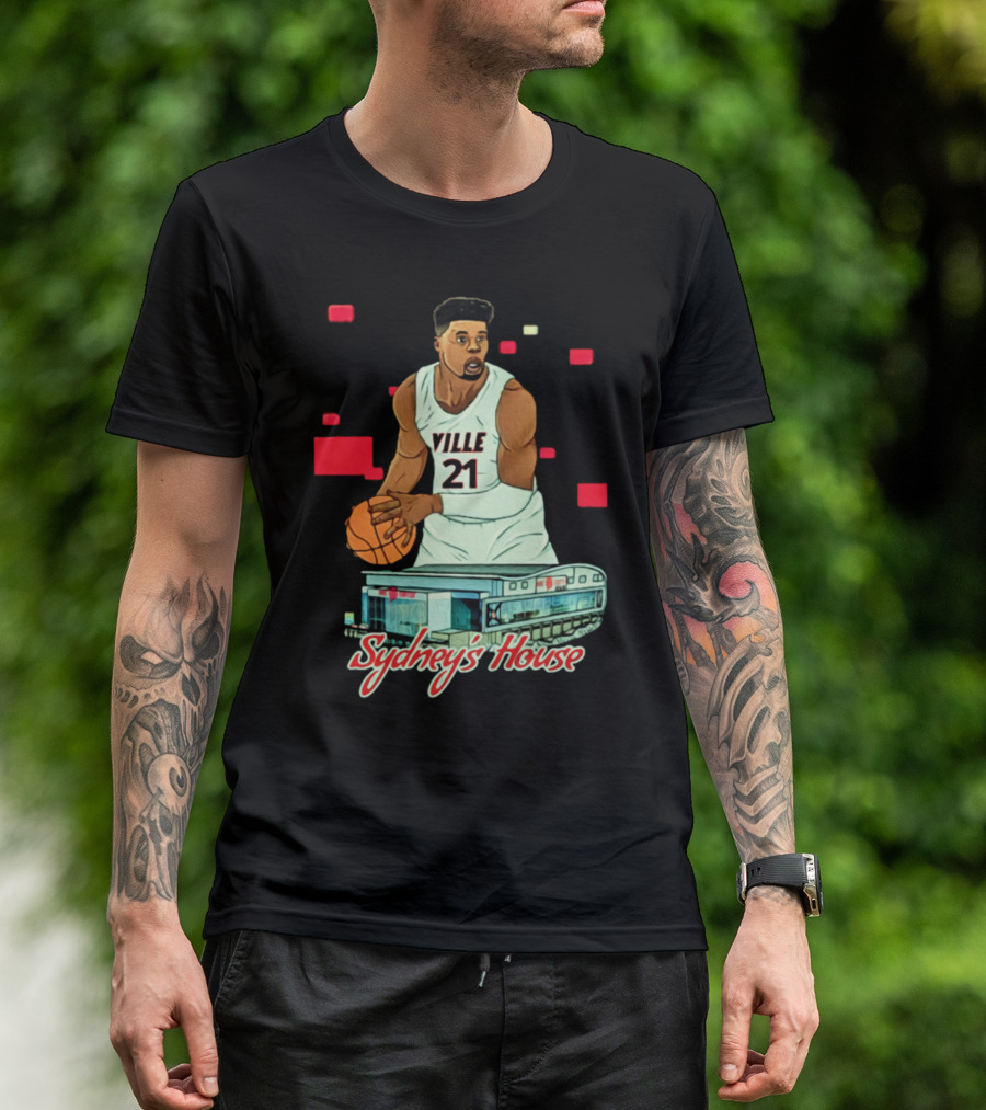 Sydney's House Ville 21 Basketball Player T-Shirt