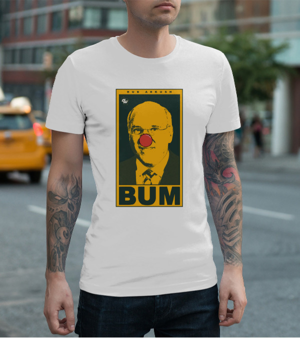 Game On Wisconsin Hub Arkush Bum Clown Nose T-Shirt