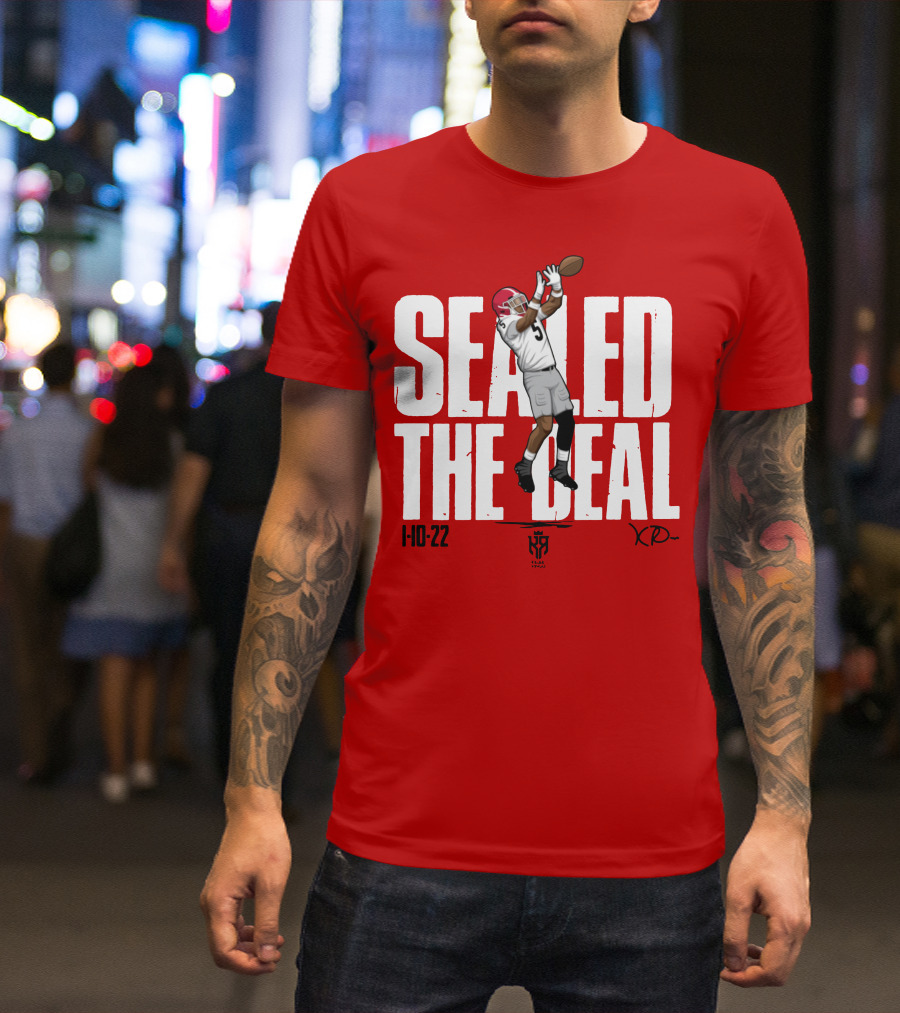 Kelee Ringo Sealed The Deal 1-10-22 Football Catch T-Shirt