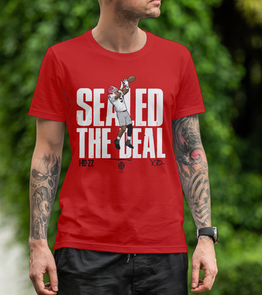 Kelee Ringo Sealed The Deal 1-10-22 Football Catch T-Shirt