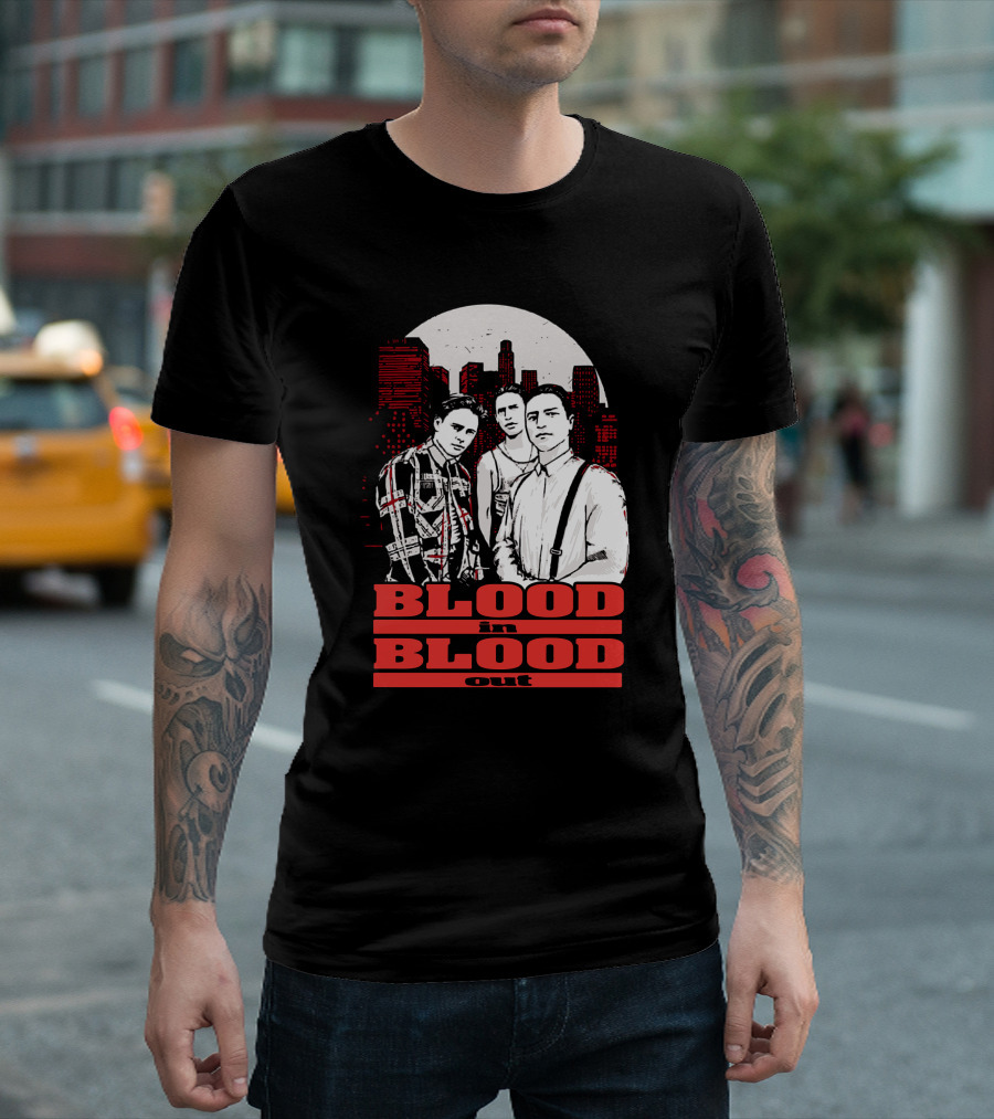 Blood in Blood Out Los Angeles Trio Urban Skyline T-Shirt