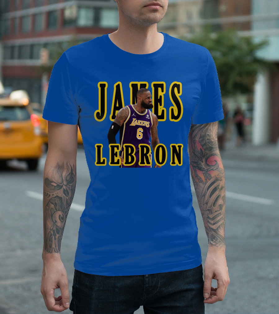 JAMES LEBRON Lakers 6 NBA T-Shirt