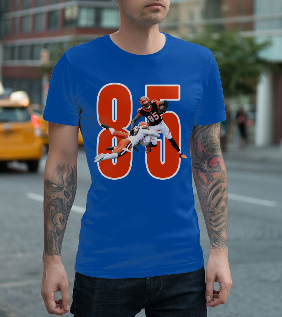 Tee Higgins Tamaurice William Cincinnati Bengals 85 Football T-Shirt