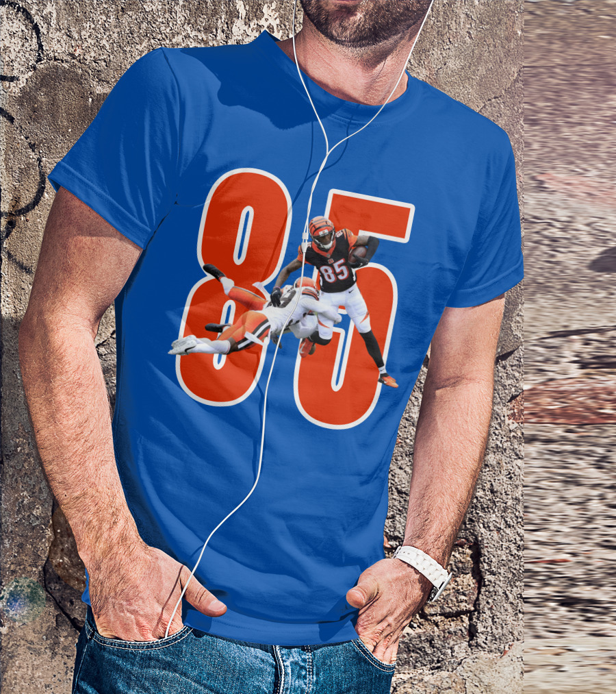 Tee Higgins Tamaurice William Cincinnati Bengals 85 Football T-Shirt