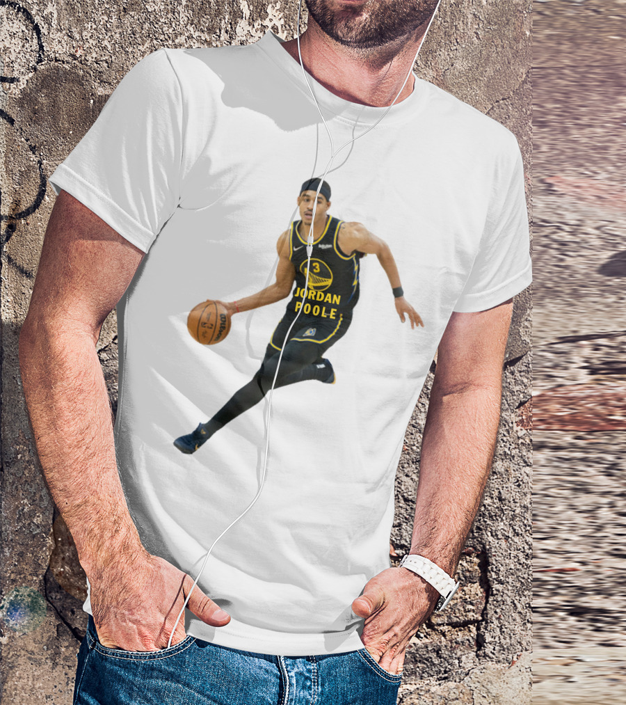 Jordan Poole NBA Golden State Warriors Basketball T-Shirt