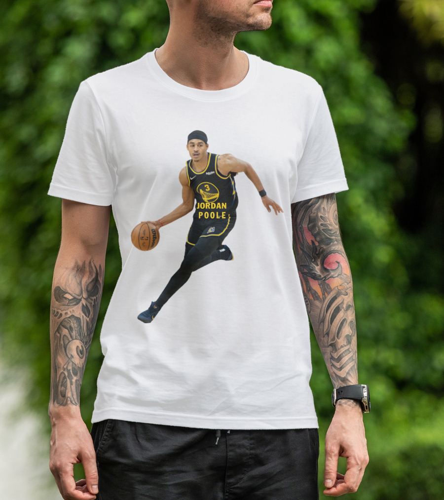 Jordan Poole NBA Golden State Warriors Basketball T-Shirt
