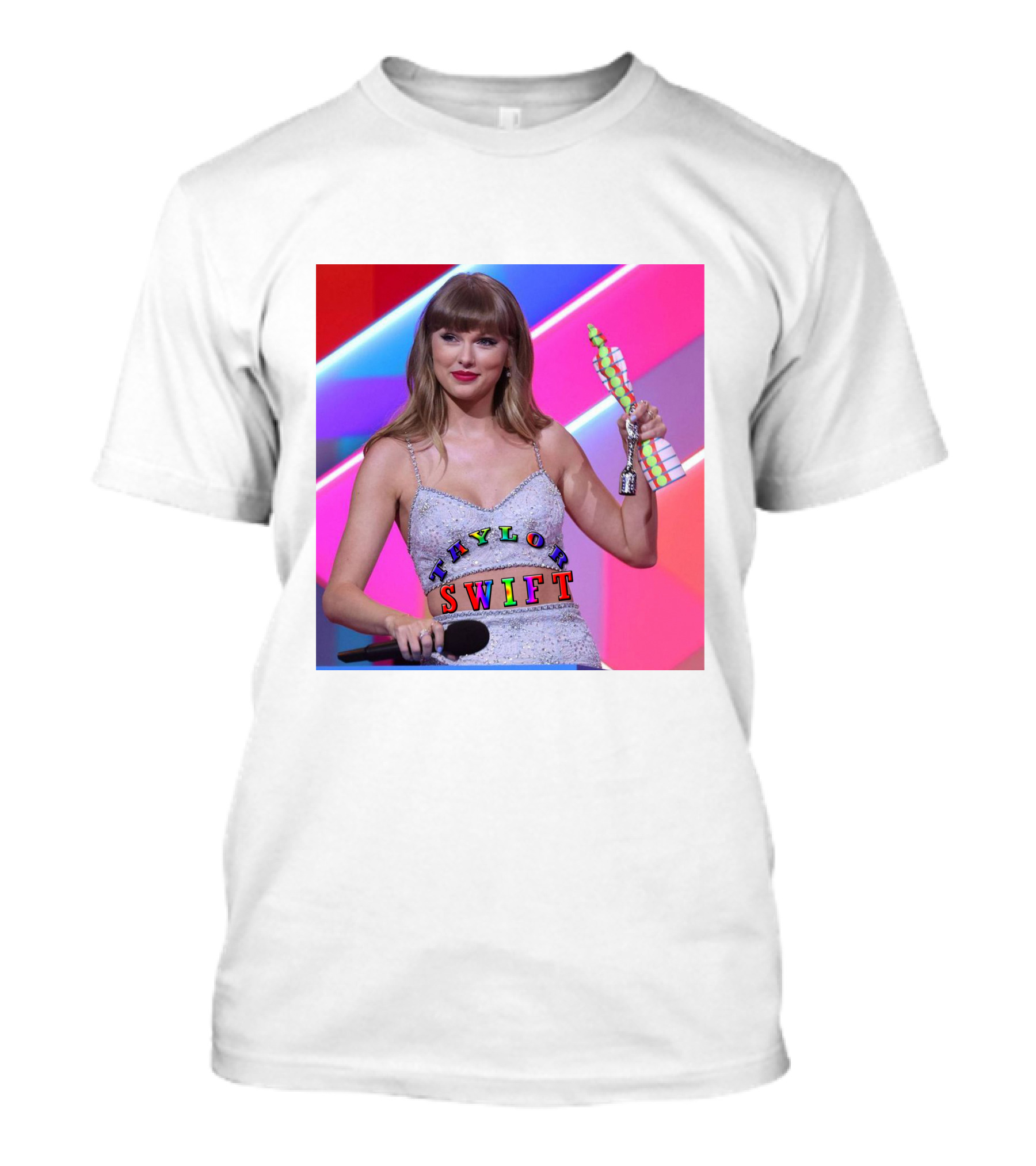Taylor Swift Singer Songwriter Colorful Text Award Moment T-Shirt