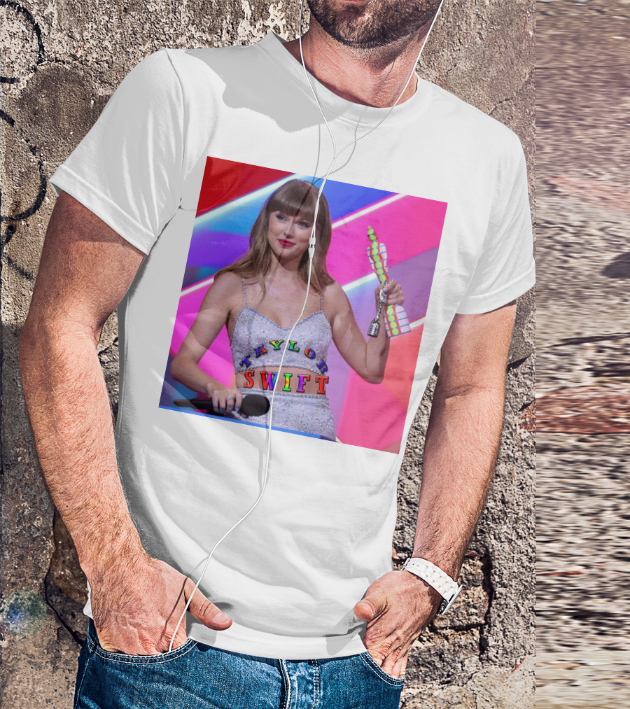 Taylor Swift Singer Songwriter Colorful Text Award Moment T-Shirt