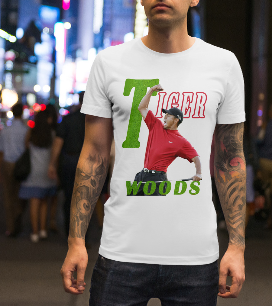 Tiger Woods Golfe Victory T-Shirt