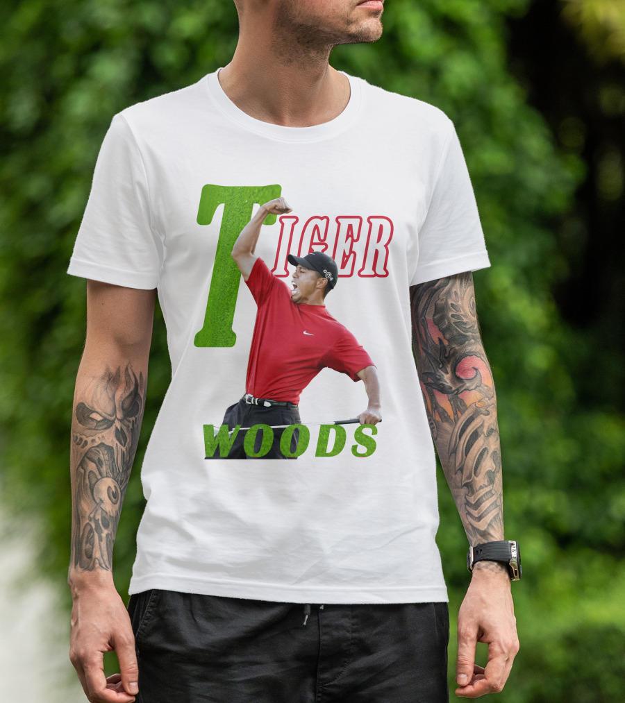 Tiger Woods Golfe Victory T-Shirt