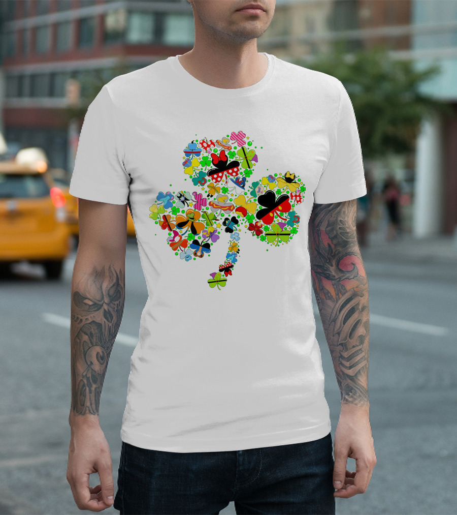 DN Shamrocks Mickey Minnie Colorful Elements T-Shirt