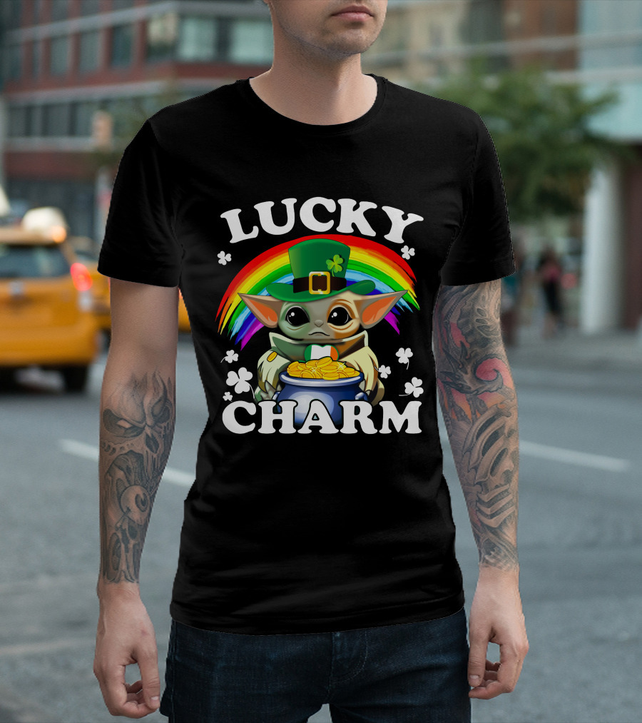 BBYD Lucky Charm Rainbow Leprechaun Coins T-Shirt