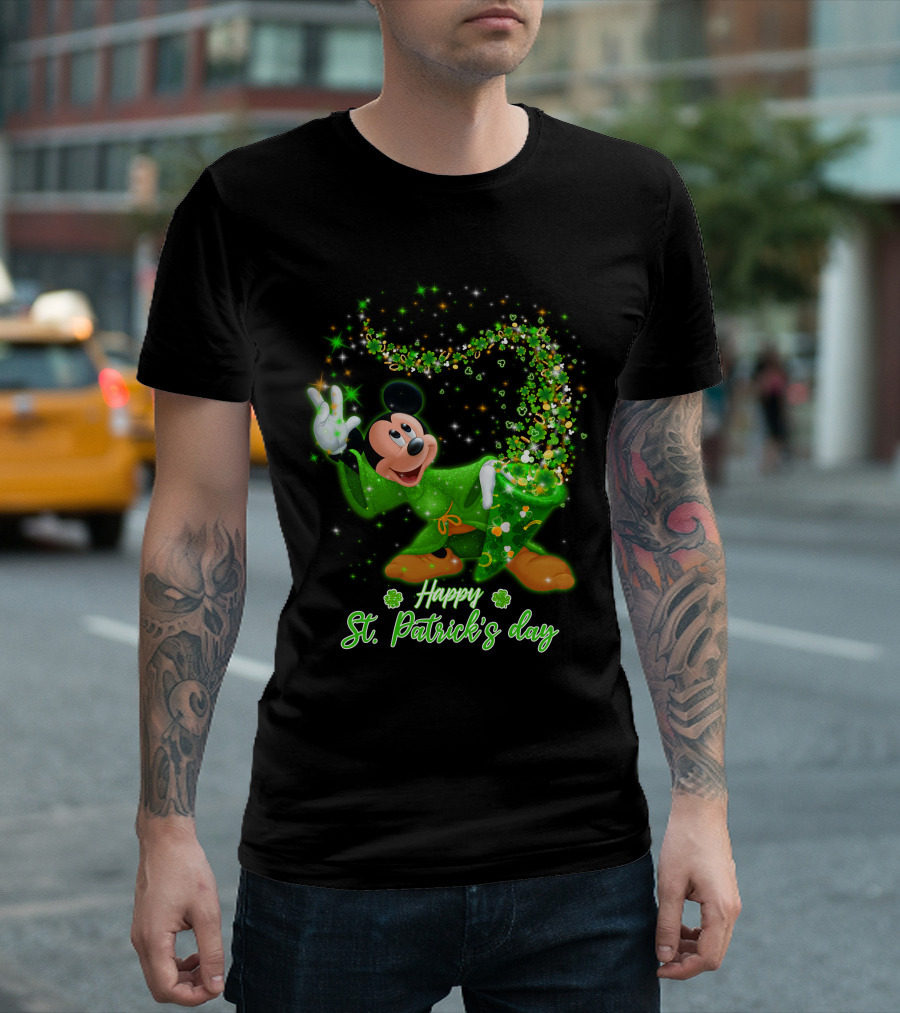 Happy St. Patrick's Day Mickey Mouse T-Shirt