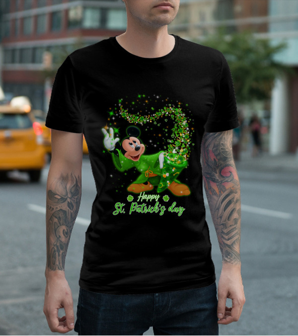 Happy St. Patrick's Day Mickey Mouse T-Shirt