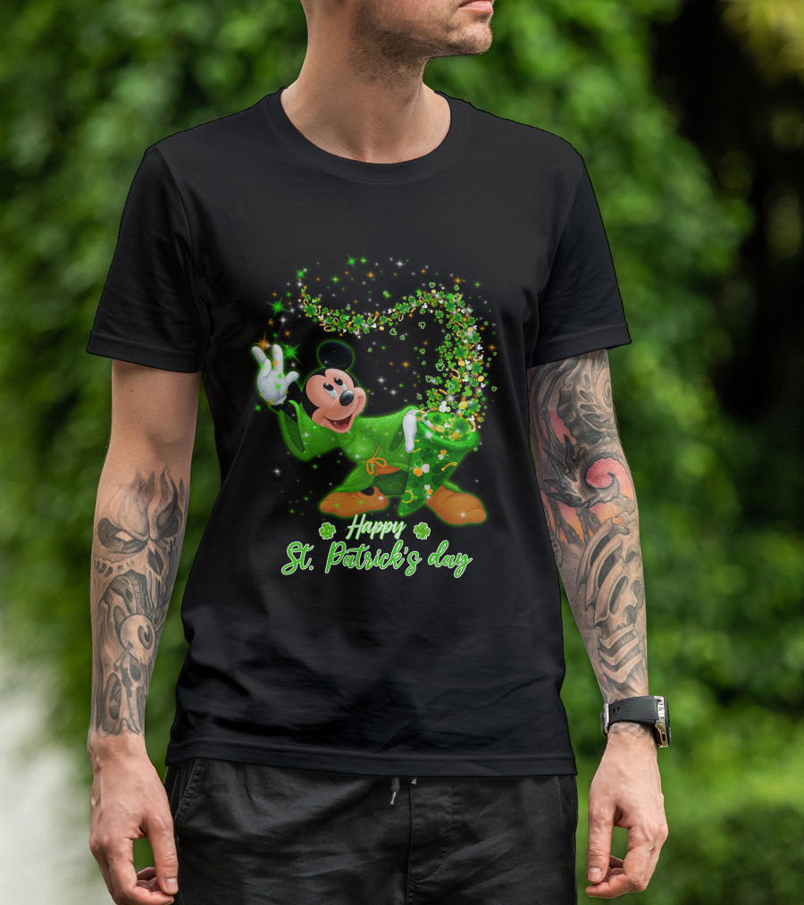 Happy St. Patrick's Day Mickey Mouse T-Shirt