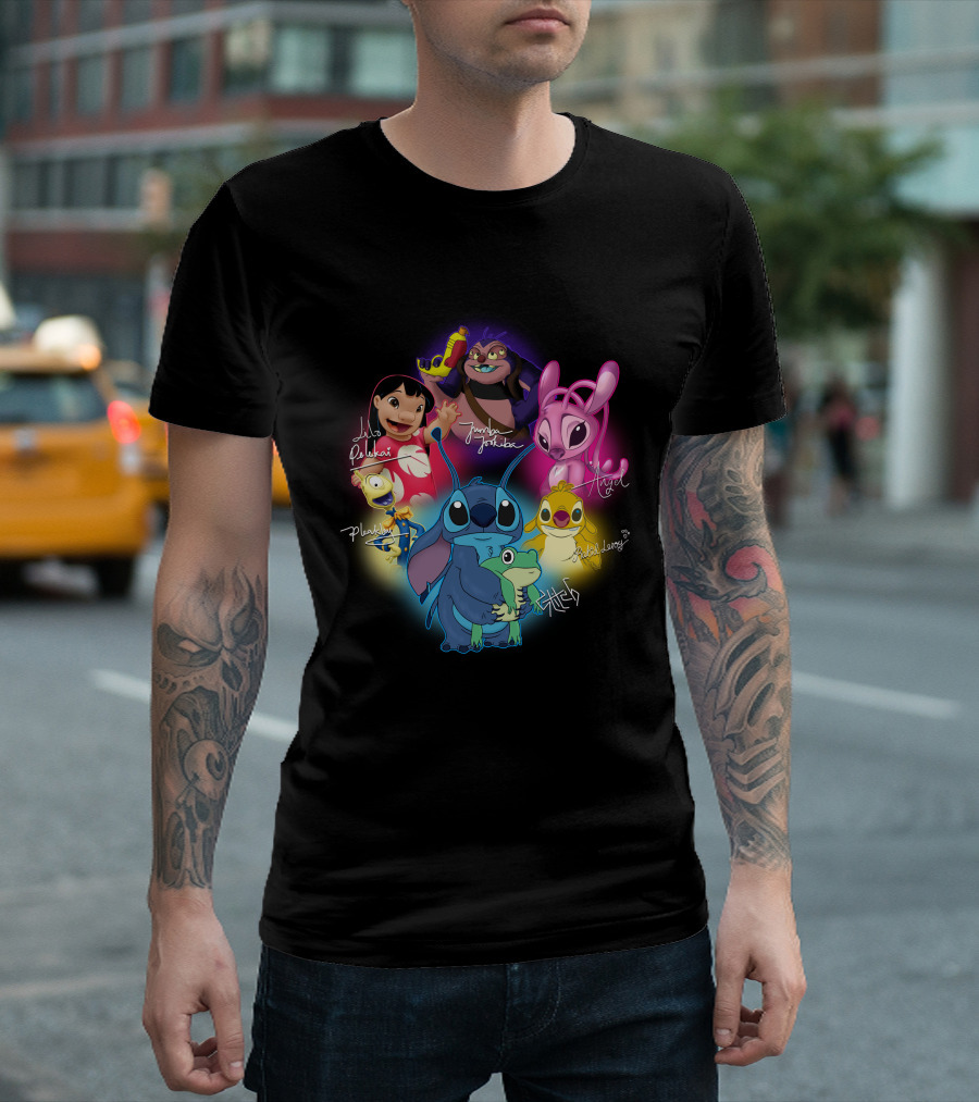 Stit and Friend Lilo Pleakley Jumba Jookiba Angel Leroy 626 625 T-Shirt
