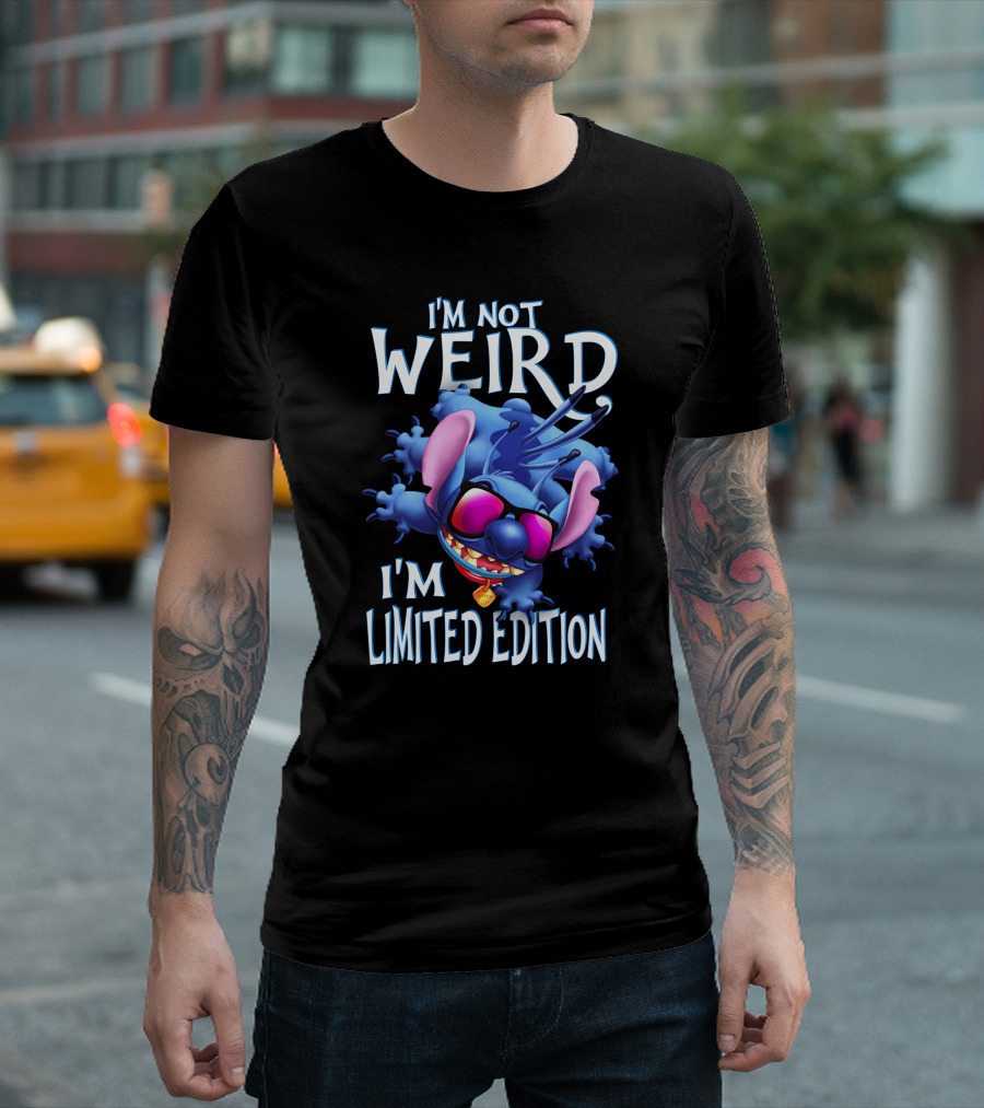I'm Not Weird I'm Stitch Sunglasses T-Shirt
